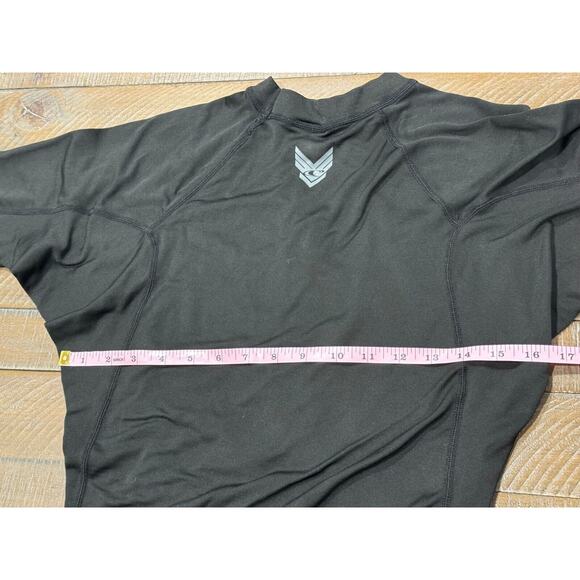O'Neill Kid's Black Thermo Short Sleeve Crew Rash Vest - Size M - Picture 4 of 9
